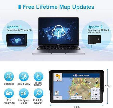 9” GPS Navigator for Car Truck RV - photo 4