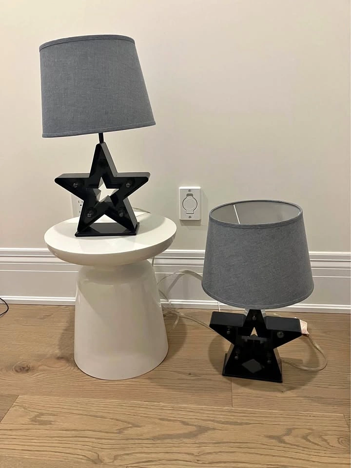 Pottery Barn Kids Star Lamp Set