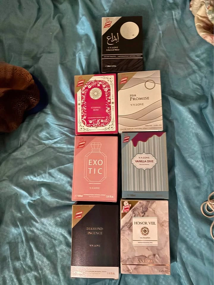 V.V.LOVE Eau De Parfum Collection - Exotic, Eternal Rose, and Mo