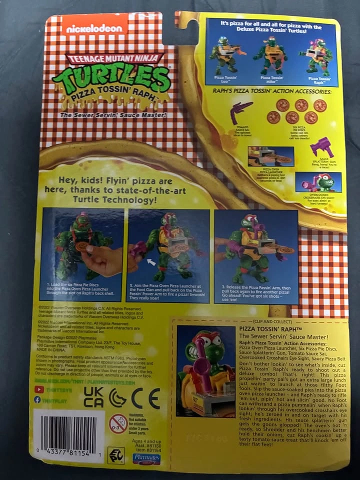 Retro Teenage Mutant Ninja Turtles Pizza Tossin' Raph 2022 - photo 2
