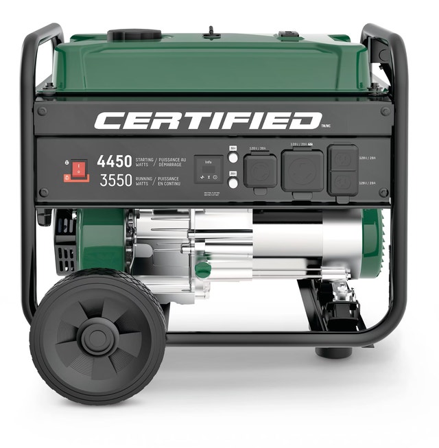 Certified 3550/4450 Watt Portable Gas Generator