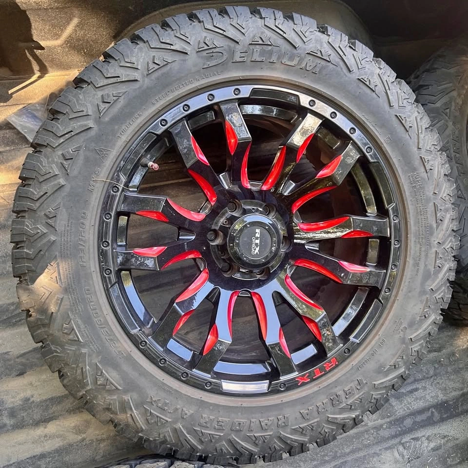 RTX Offroad Rims and Delirium Terra Raider Tires