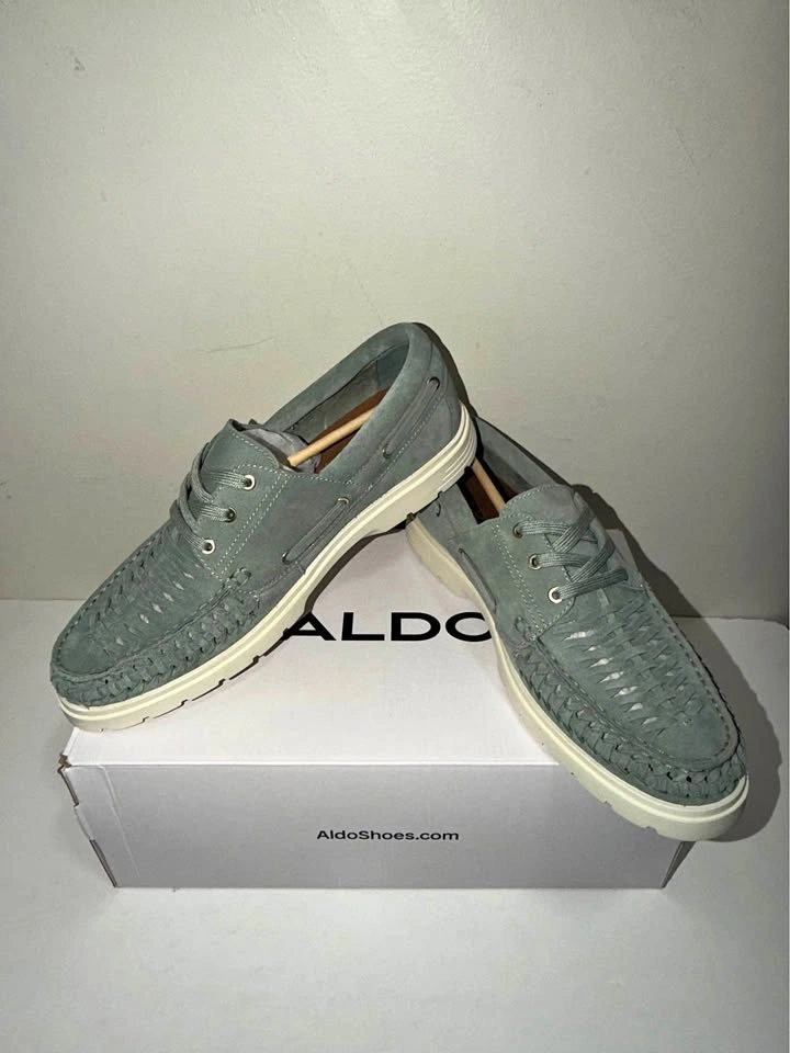 New Aldo Men Suede Leather Shoes. Size 10.5 & 12 US