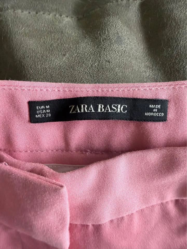 Zara Basic Pink Trousers - photo 3