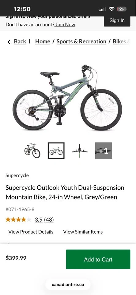 Supercycle Outlook Youth 24" Mountain Bike - photo 4