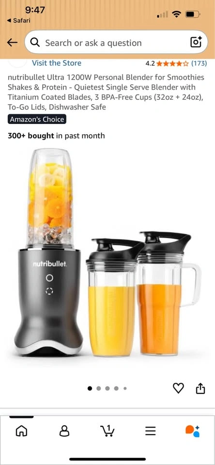 nutribullet Ultra 1200W Personal Blender - photo 2