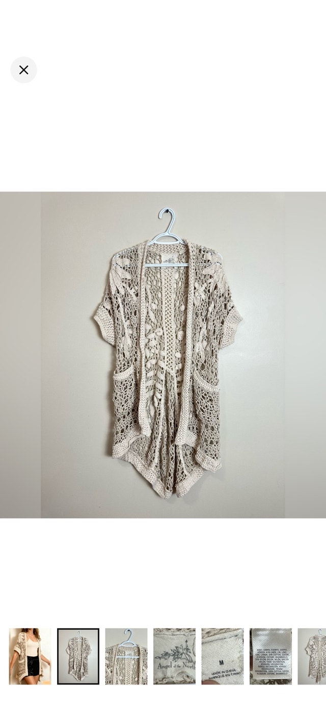 Angel of the North Crochet Cardigan
