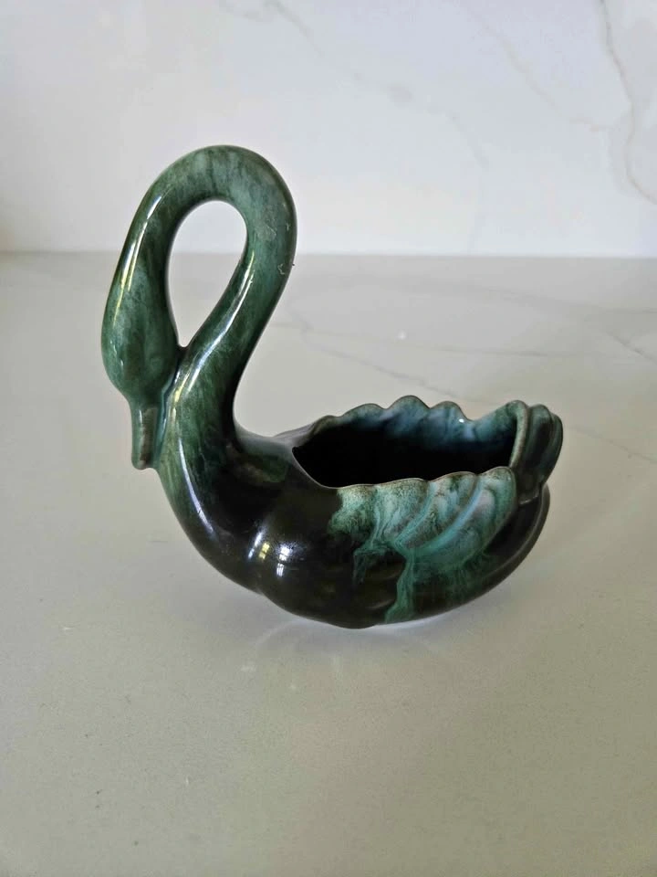 Blue Mountain Pottery Swan Planter
