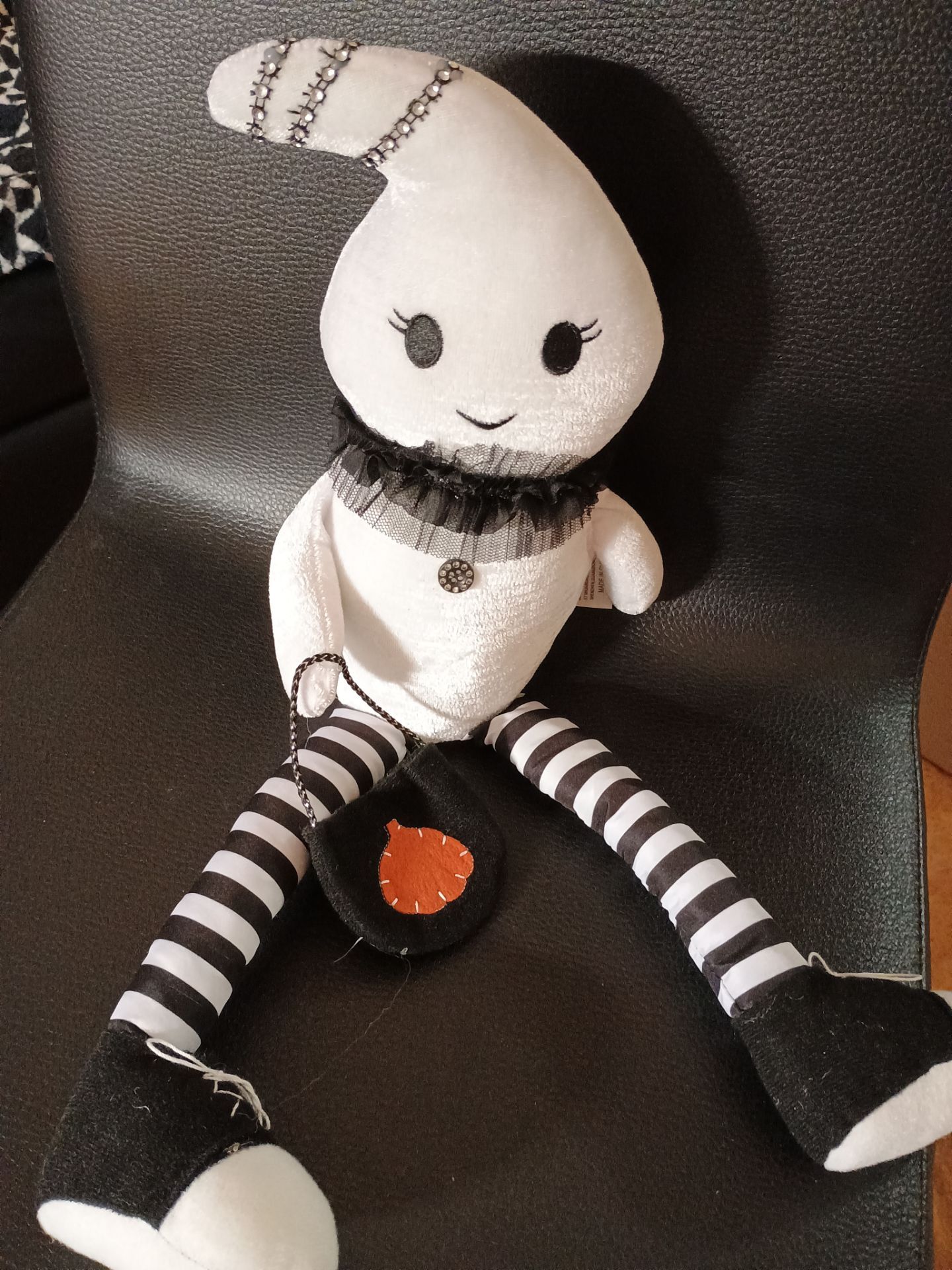 Weighted Plush Ghost Halloween Decoration