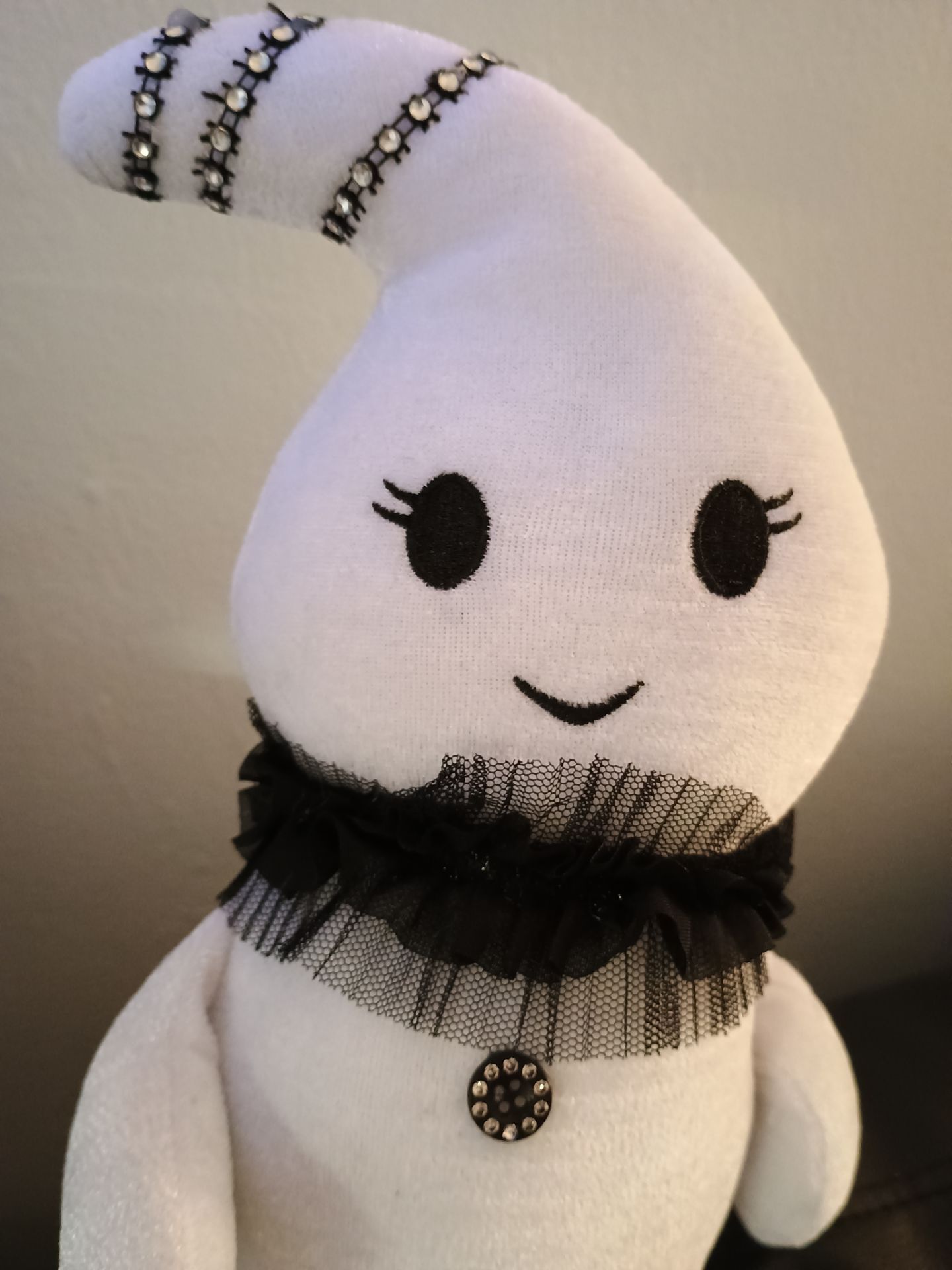 Weighted Plush Ghost Halloween Decoration - photo 3