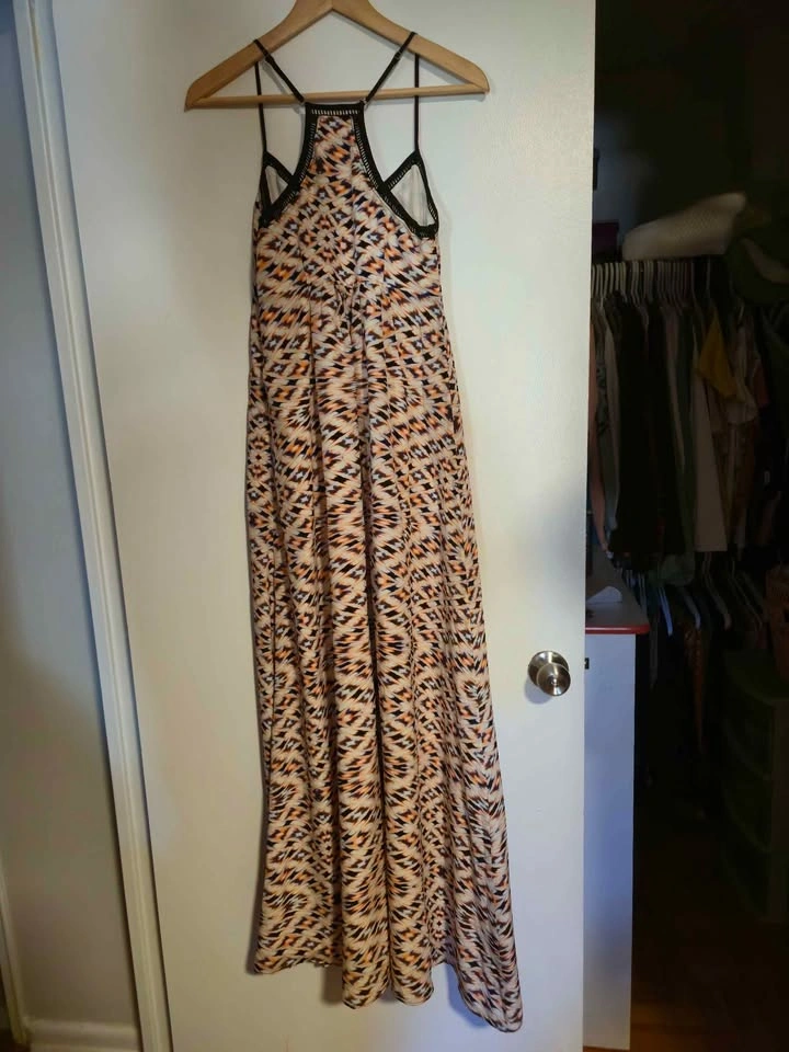 Greylin Geometric Print Maxi Dress Size XS - photo 2