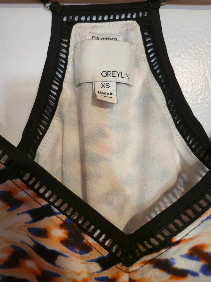 Greylin Geometric Print Maxi Dress Size XS - photo 4