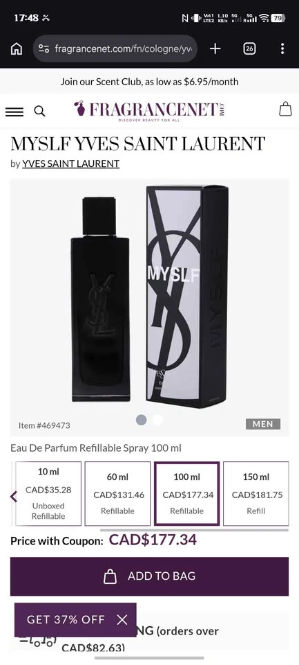 YSL MYSLF EDP 100ML - photo 3