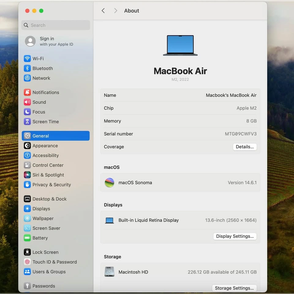 Apple MacBook Air M2 2022 - photo 3