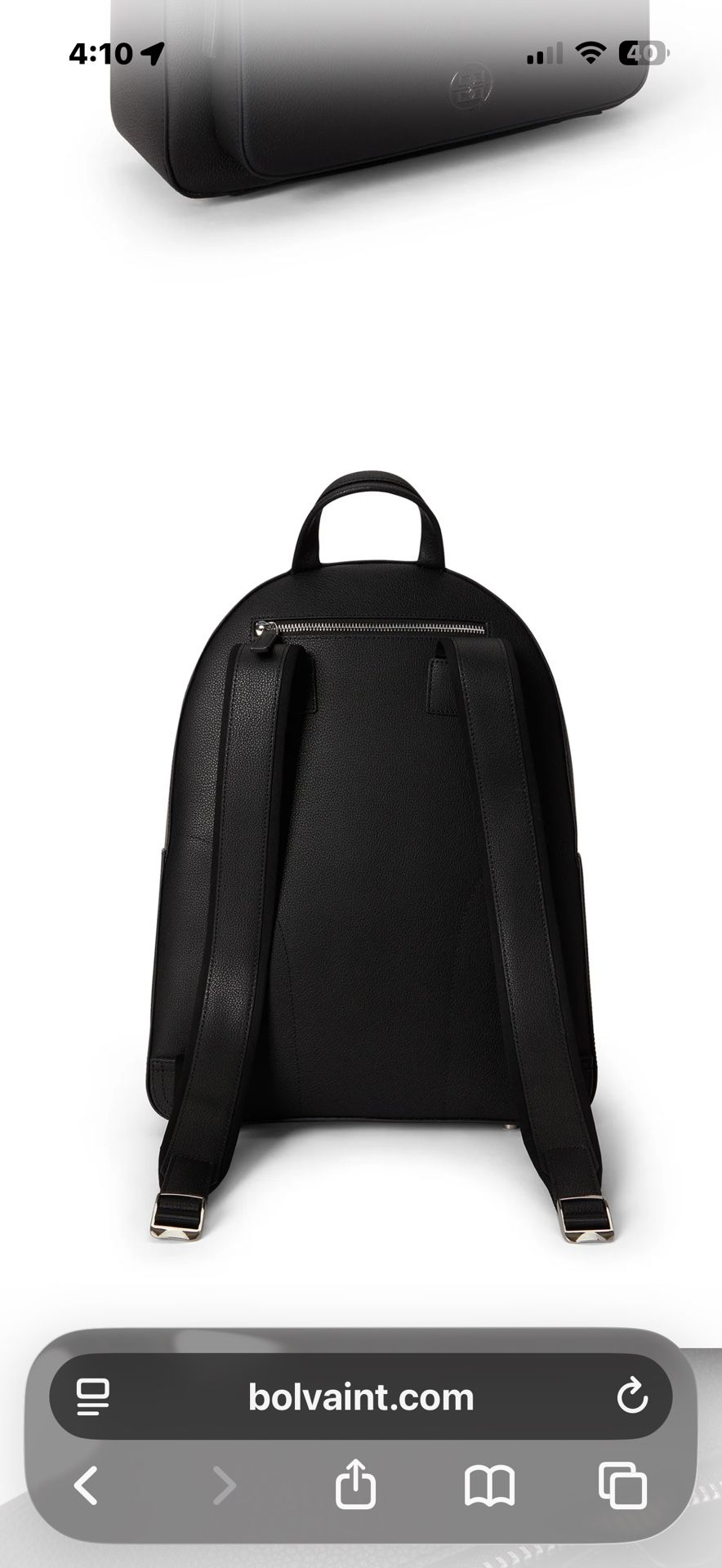 BOLVAINT PARIS Smooth Full Grain Leather Backpack - photo 4
