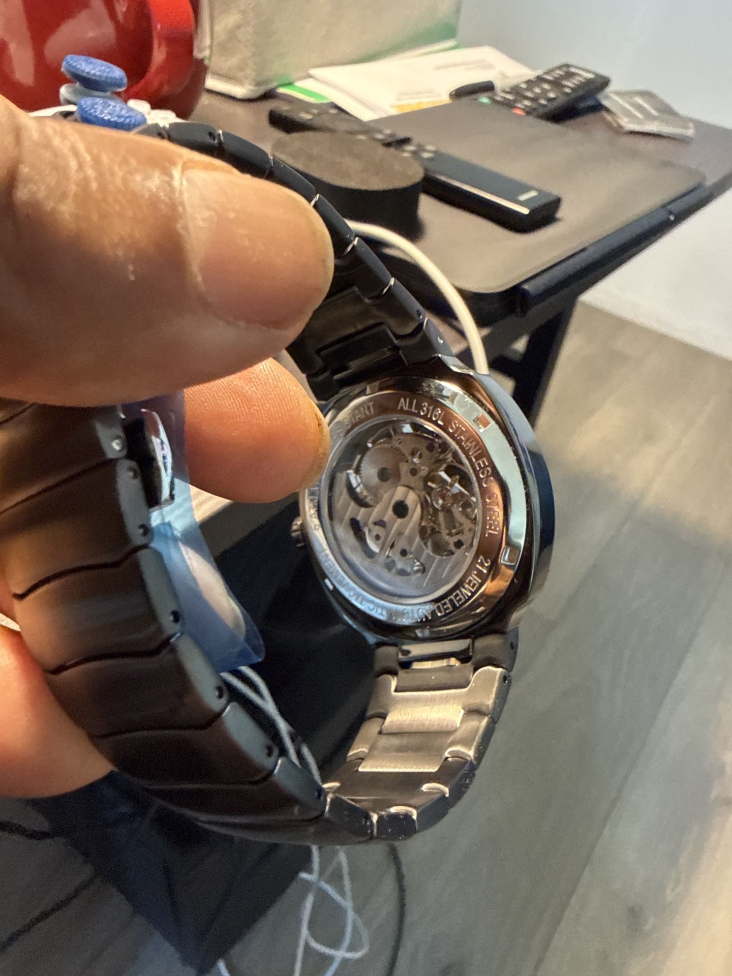 HERITOR MAGNUS AUTOMATIC SKELETON WATCH GUNMETAL HERHS4102 - photo 2