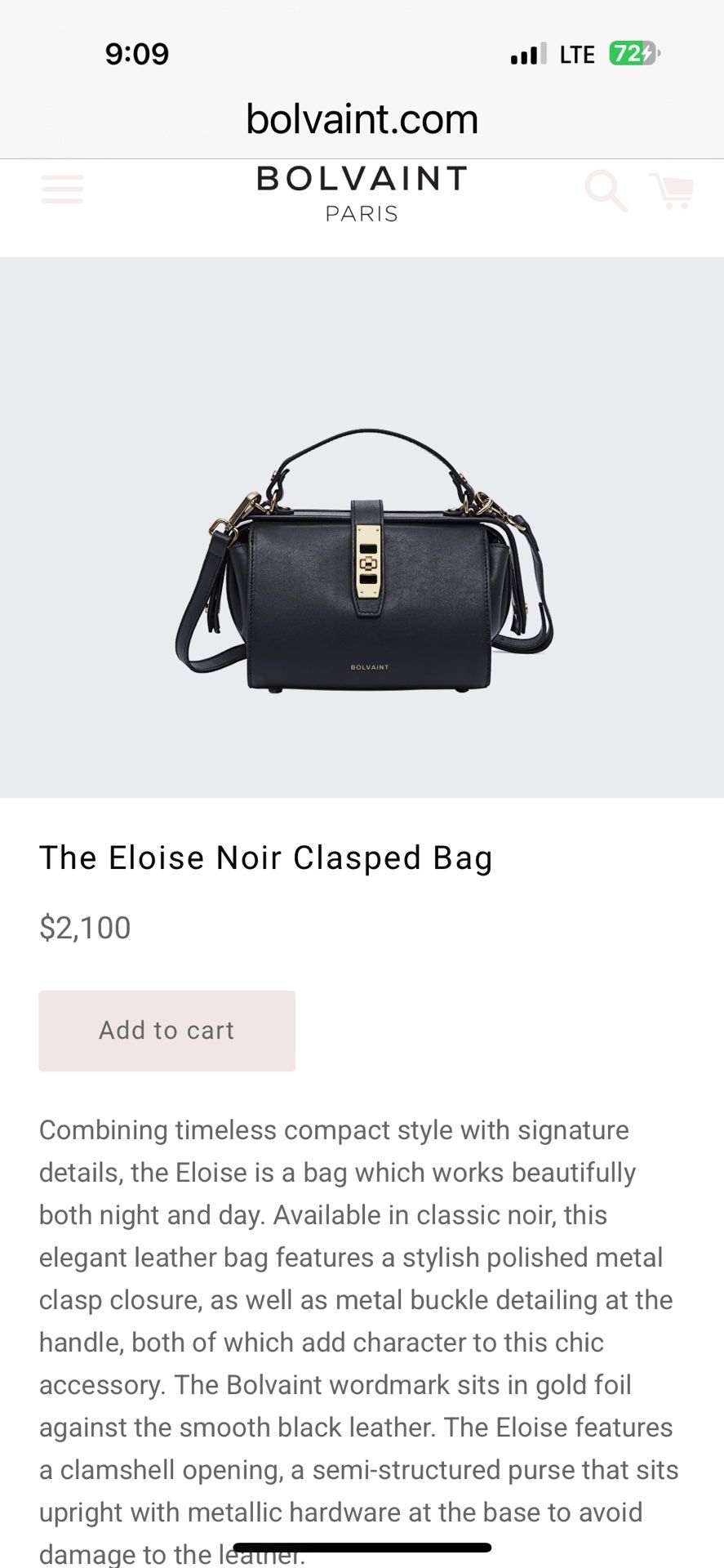 BOLVAINT LEATHER BAG