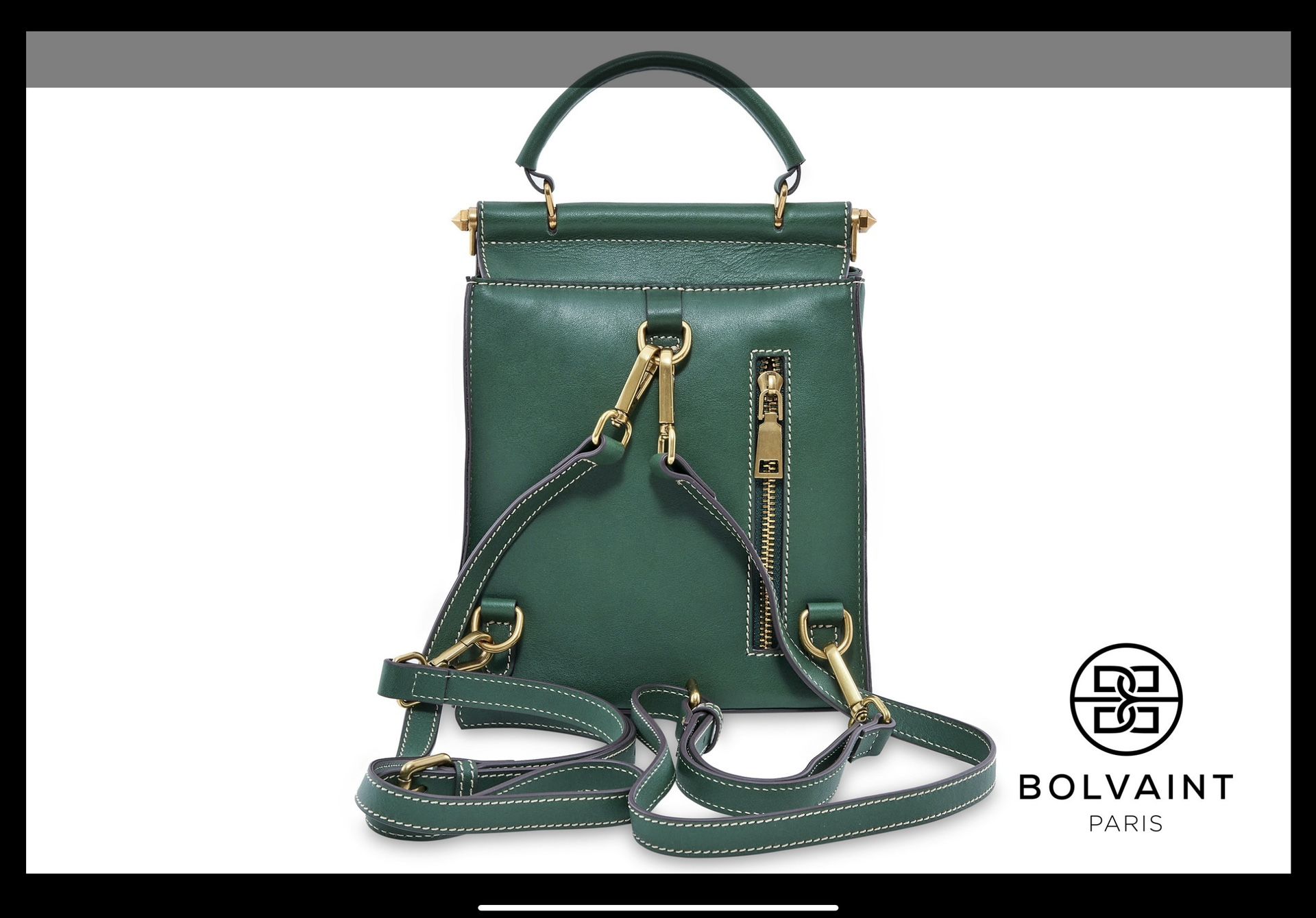 BOLVAINT PARIS PREMIUM LEATHER BACKPACK AND SHOULDER BAG - photo 4