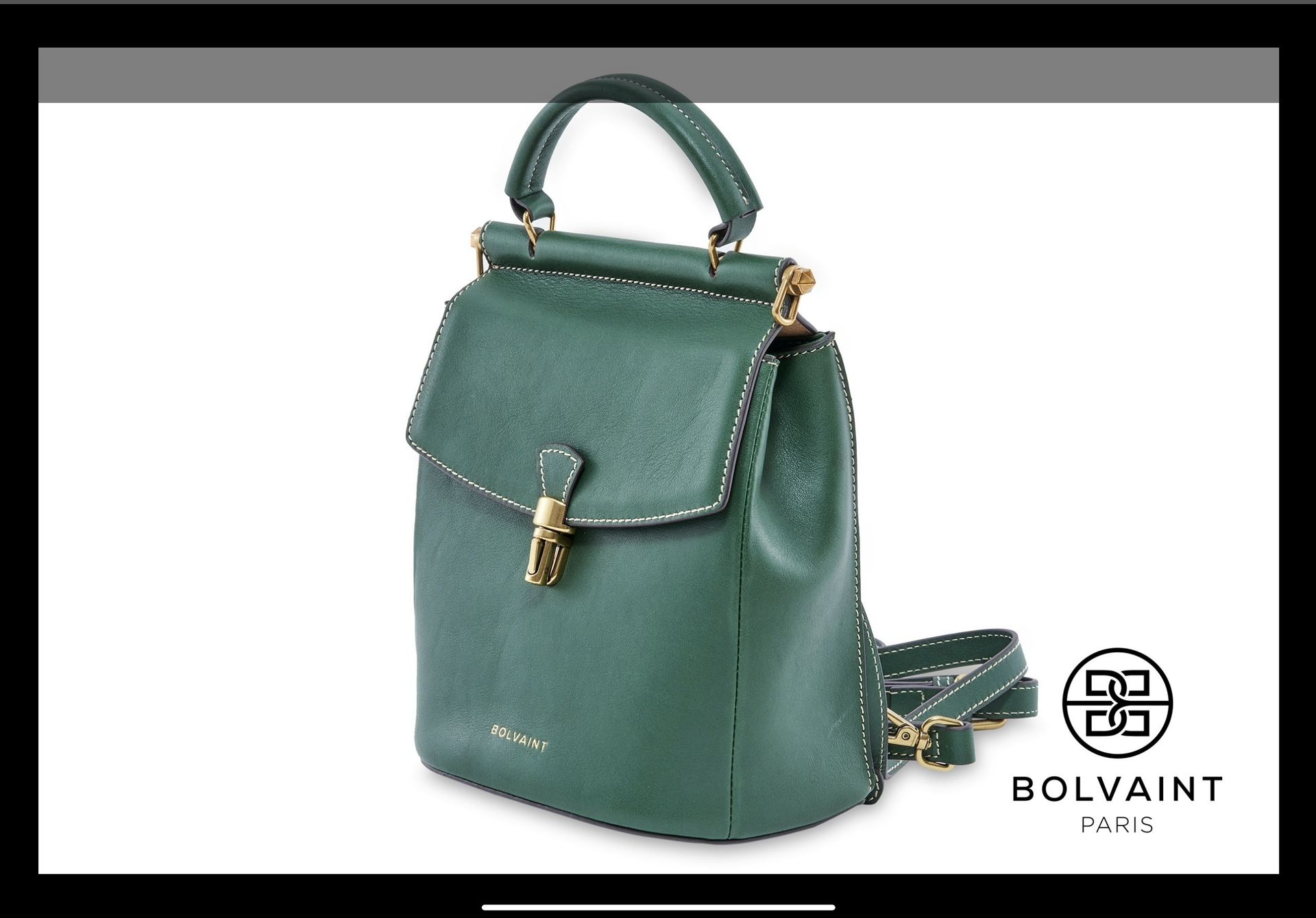 BOLVAINT PARIS PREMIUM LEATHER BACKPACK AND SHOULDER BAG - photo 5