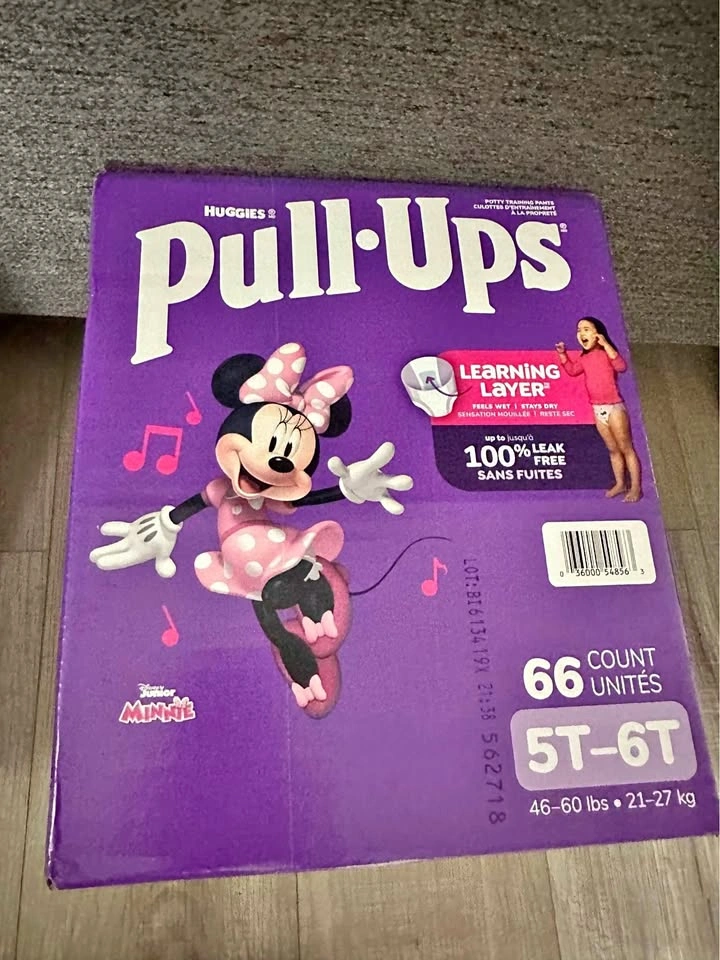 Huggies pull up diapers 5t-6t