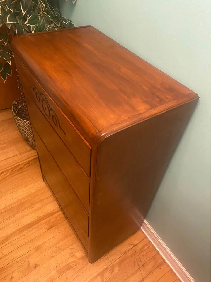 FREE DELIVERY: Refinished Art Deco Dresser $250 (HRM) - photo 2