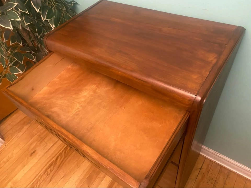 FREE DELIVERY: Refinished Art Deco Dresser $250 (HRM) - photo 4