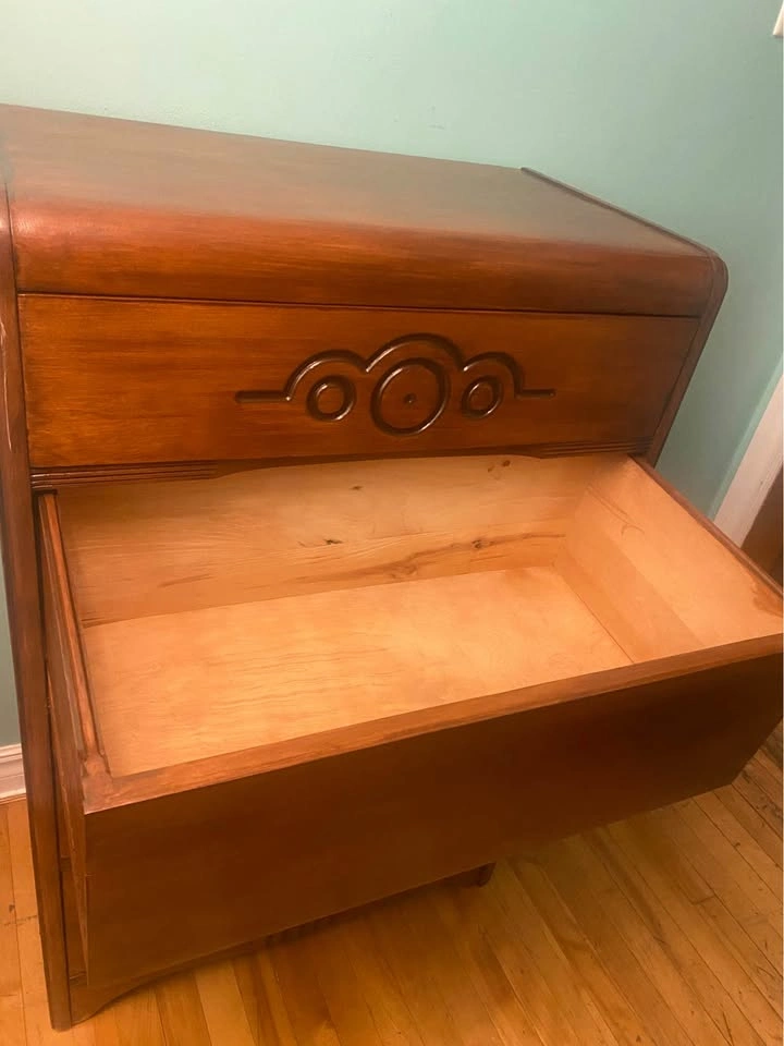 FREE DELIVERY: Refinished Art Deco Dresser $250 (HRM) - photo 5