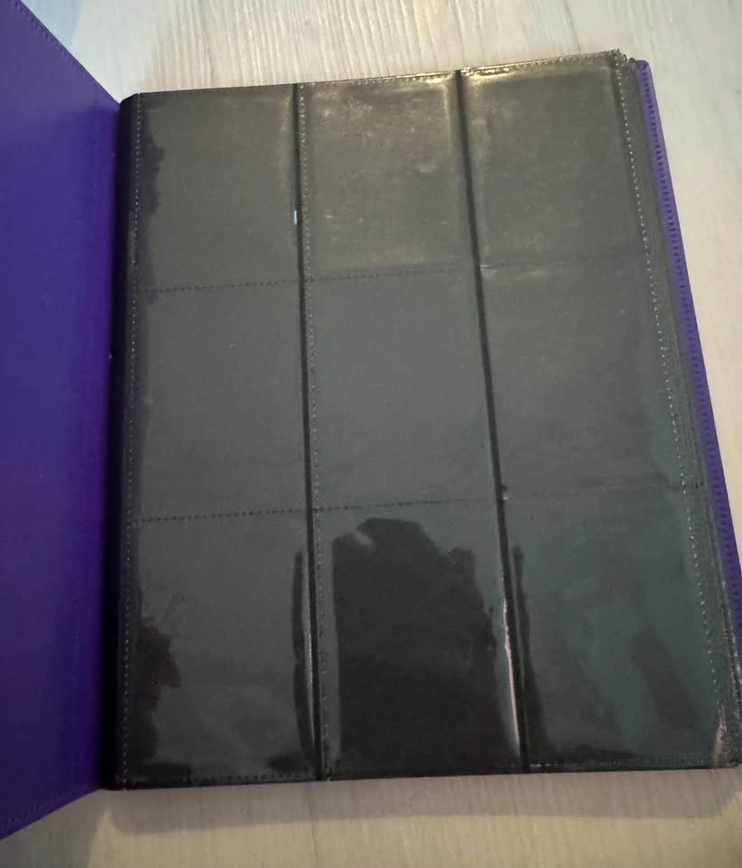 Empty used trading card binder - photo 2