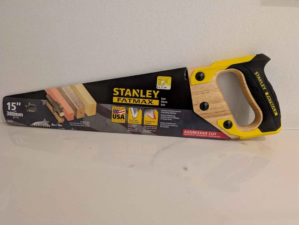 Stanley FatMax 15" Hand Saw (likely New) - photo 4