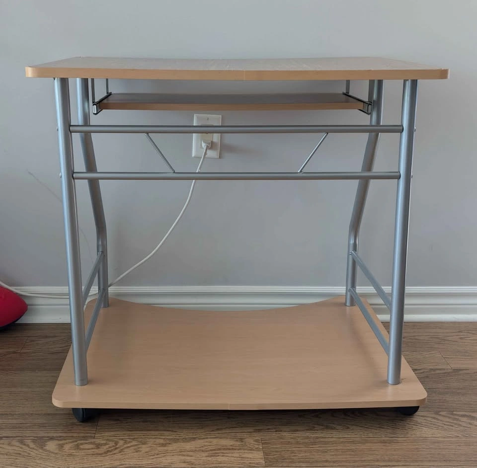 Rolling Computer/Printer Cart / Study Desk with keyboard tray - photo 5