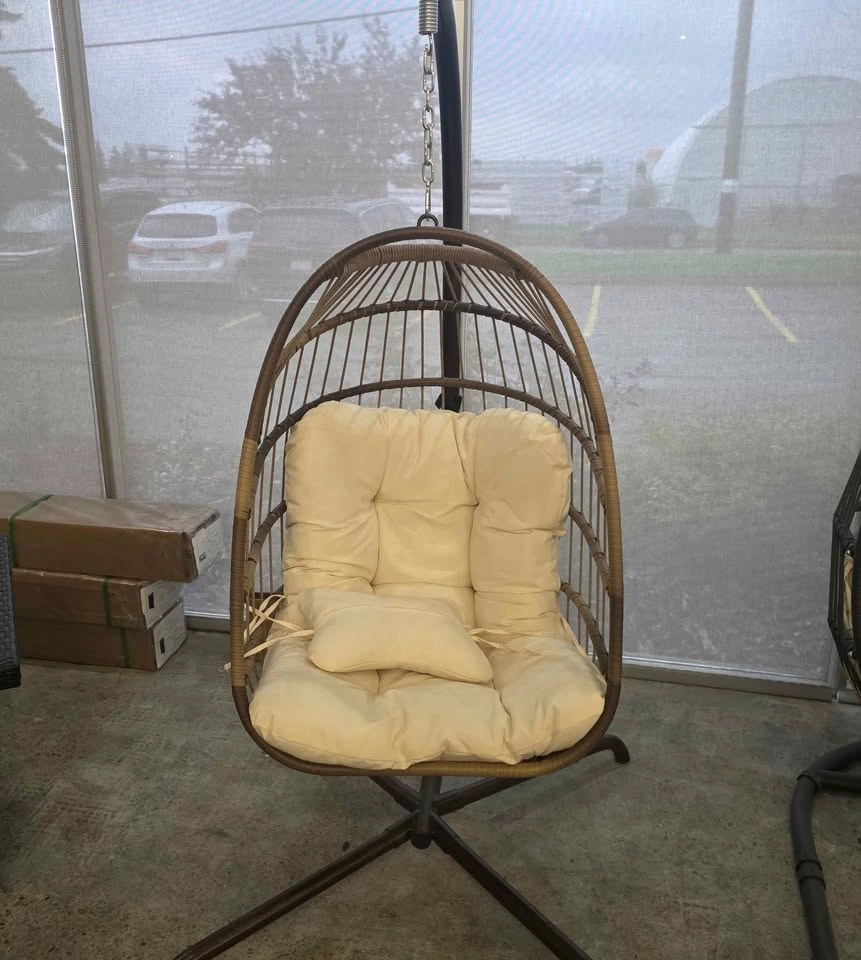 Brand new Foldable Single Floating Egg Chair with Stand - photo 2
