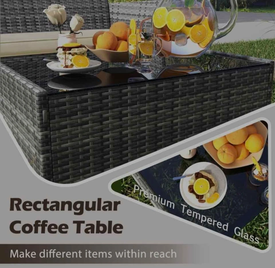 Brand new 4pc patio conversation set in box - photo 5