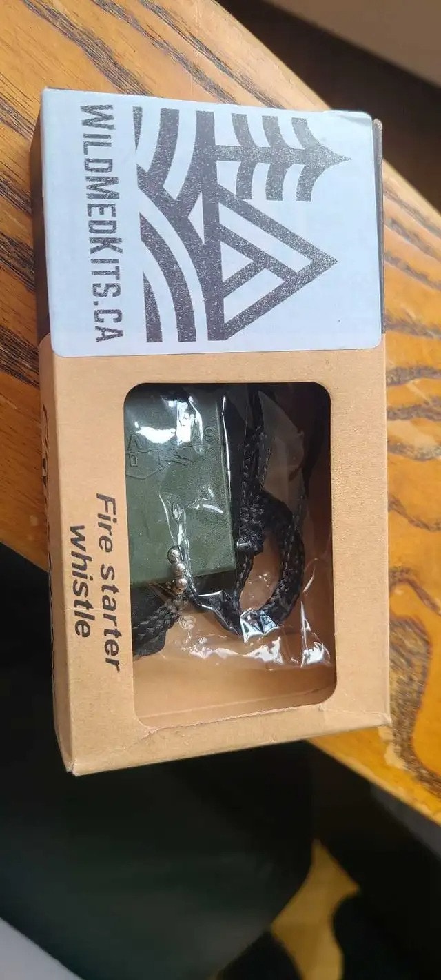 WildMedKits SURVIVE Fire Starter Whistle