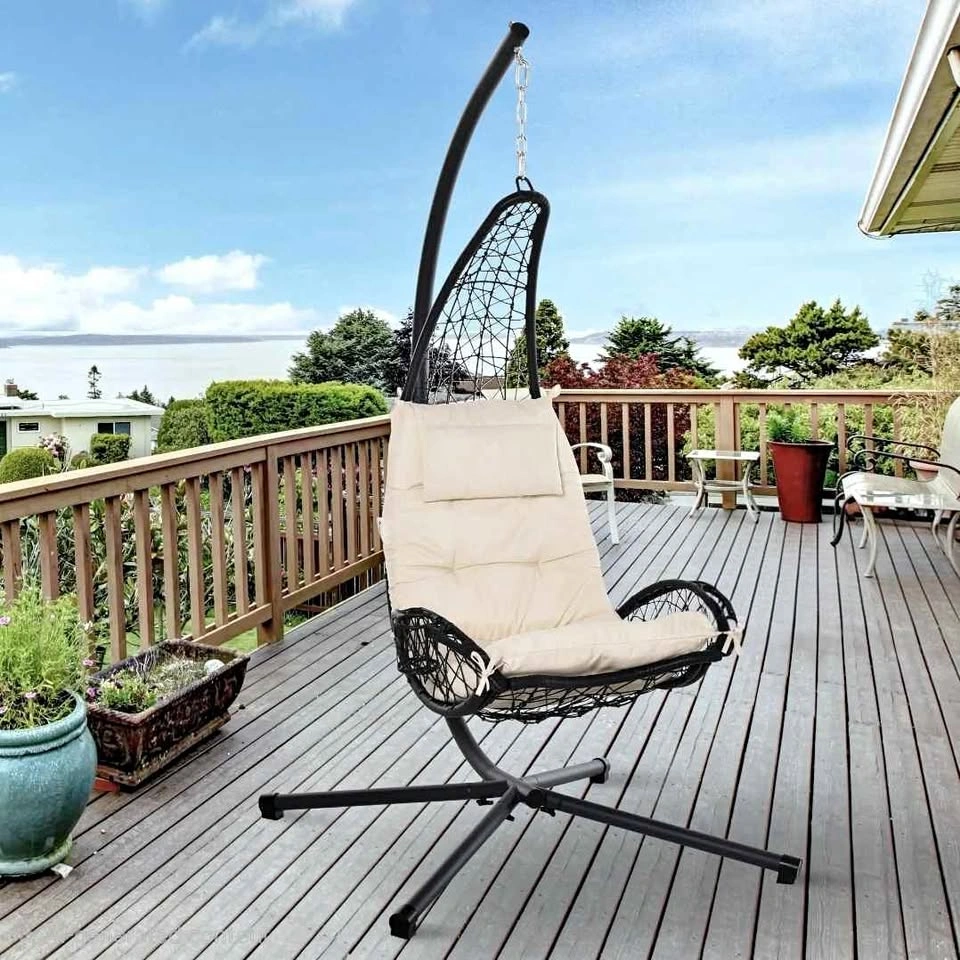 Brand new egg chair. Outdoor/indoor. In a box. Unassembled.