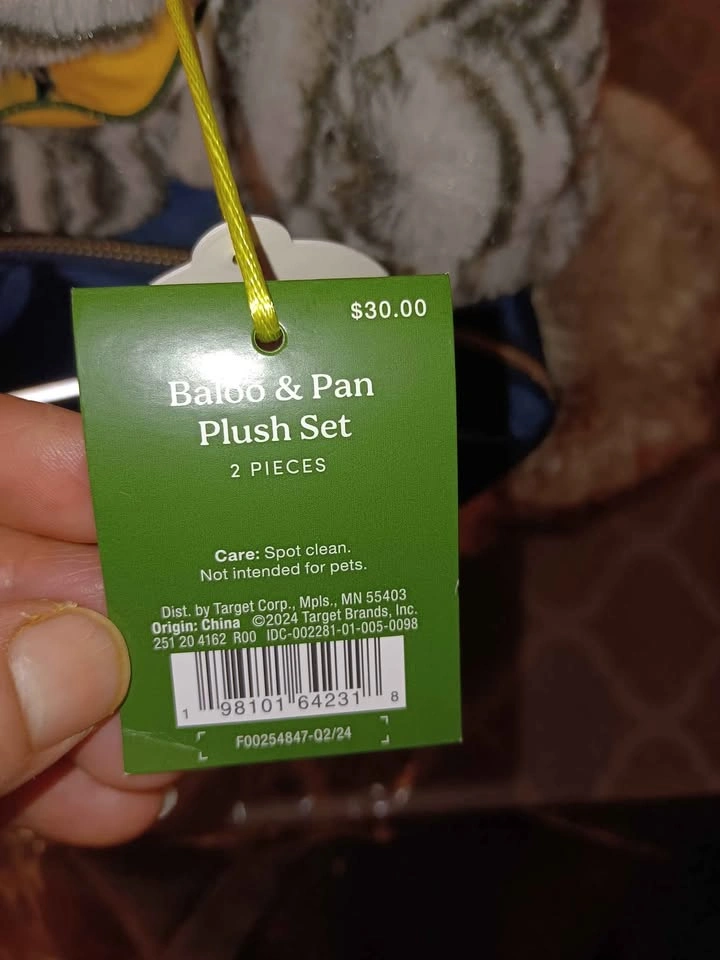 Baloo & Pan plush set - photo 4