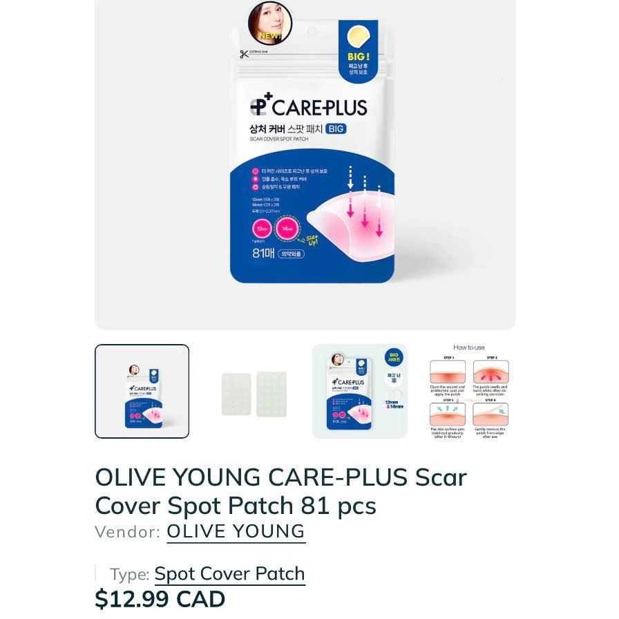 Olive Young Care Plus Scar Cover Spot Patches - photo 3