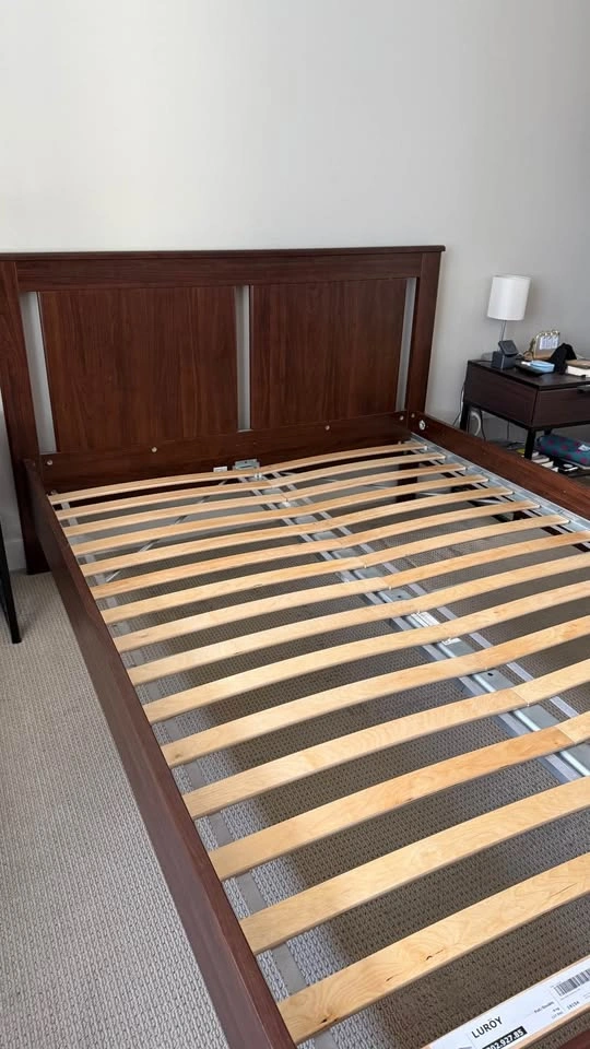 IKEA SONGESAND Bed frame, brown, Full/Double - photo 3