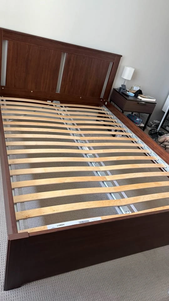 IKEA SONGESAND Bed frame, brown, Full/Double - photo 4