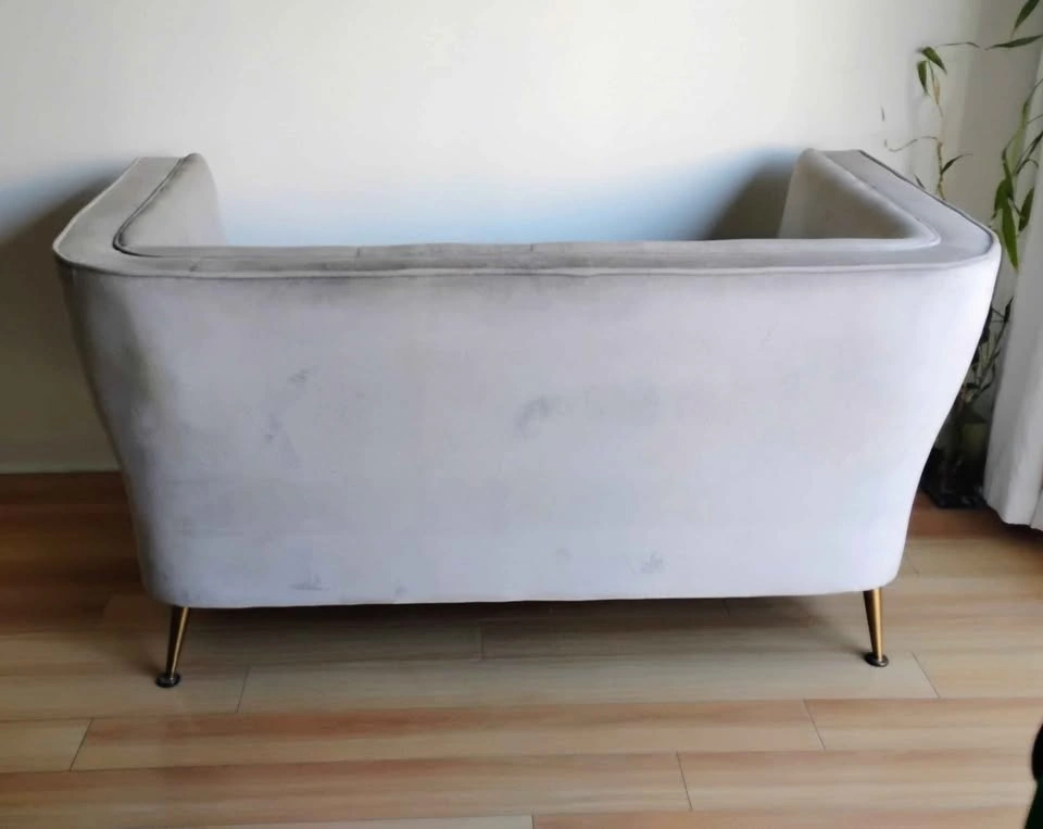Grey soft sofa couch West End - photo 2