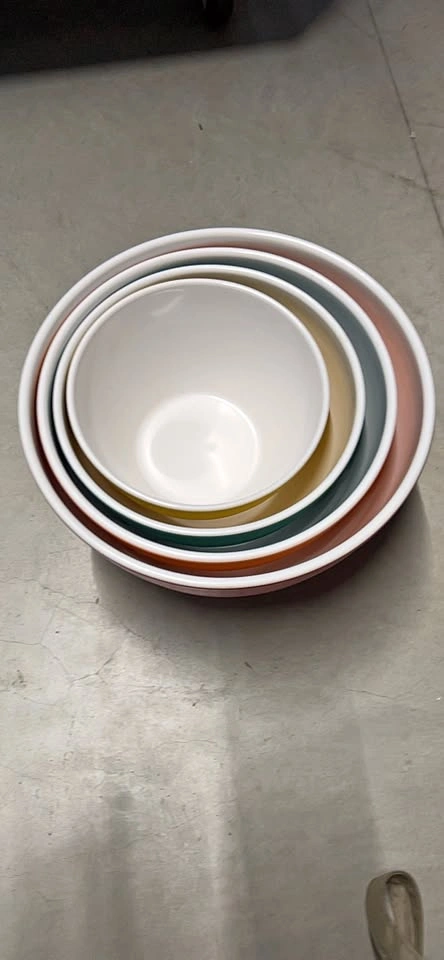 Set of 5 Colorful Nesting Bowls