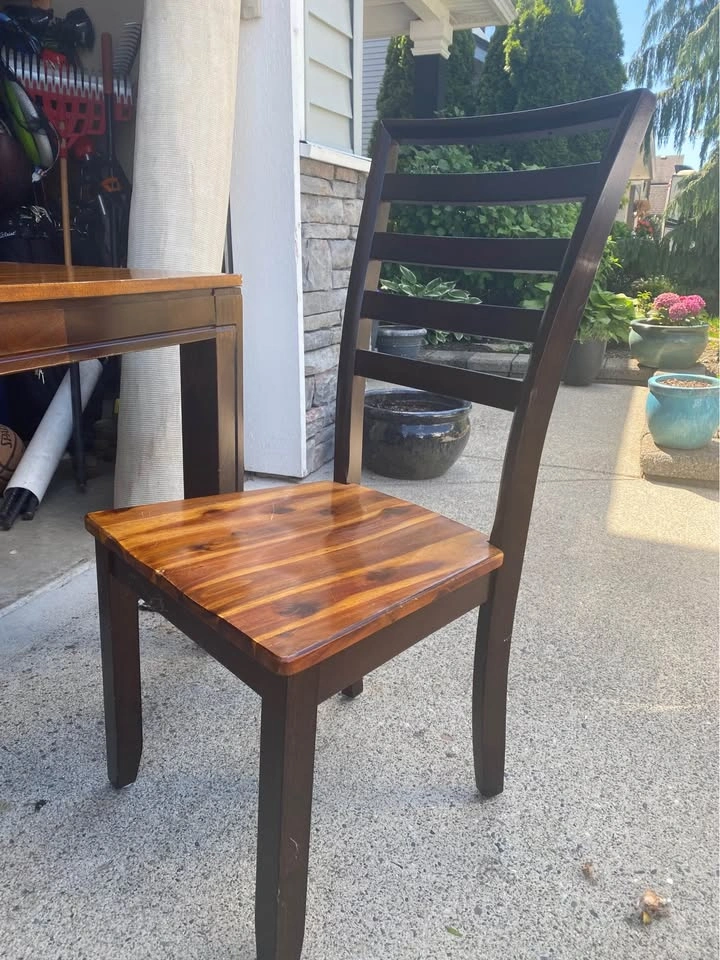 Dining table and 6 chairs - photo 4