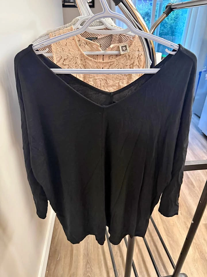 Tahari V-Neck Top