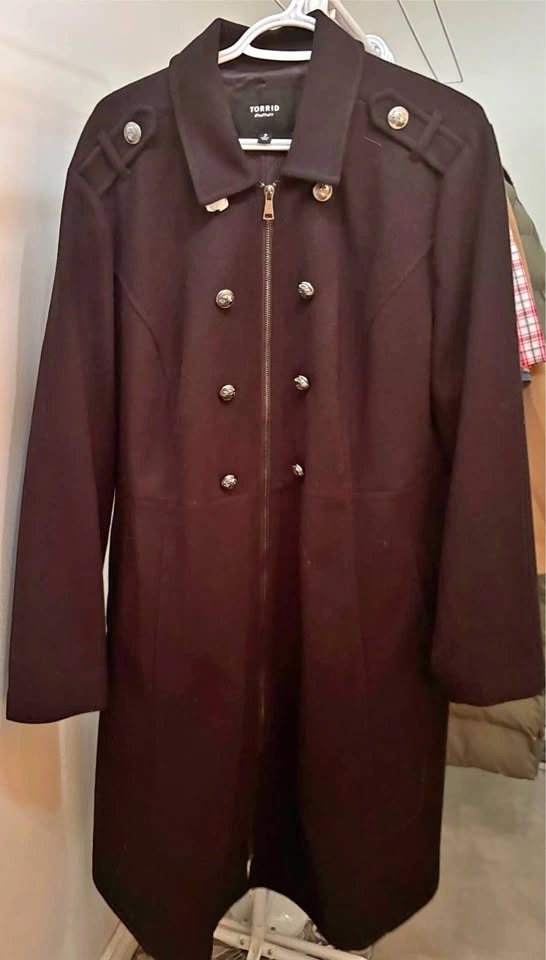 Torrid Full Length Coat 2X