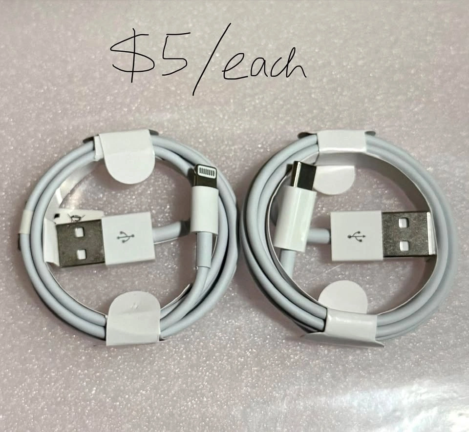 *NEW* (Read description) USB Charging Cables - Lightning and USB