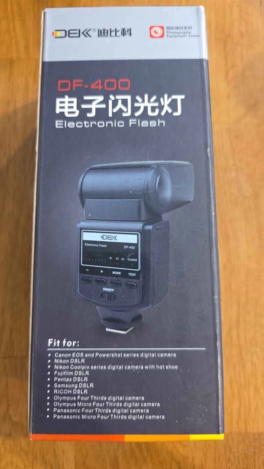 DBK DF-400 Electronic Flash Camera Attachment - photo 3