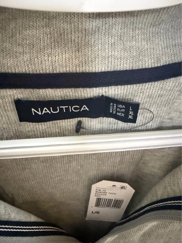 Nautica Men's 1/4 Zip Pullover Sweater - Size Large - photo 2