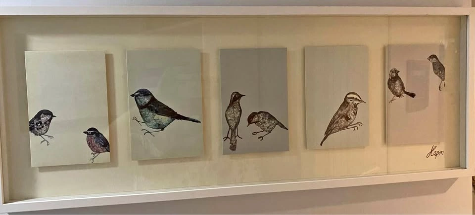 Jenny Kapon framed Ikea Olunda Print