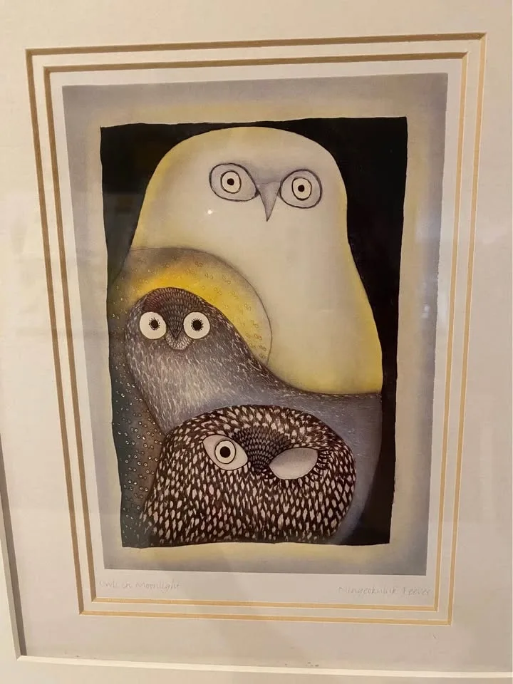 Owls in Moonlight Framed Print - photo 2