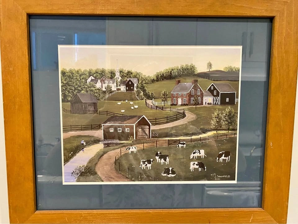 Beautiful Pastoral Scene Print