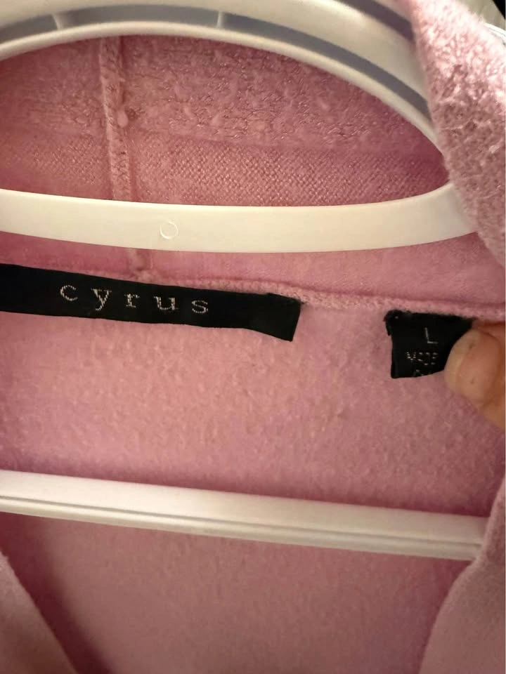 Cyrus Pink Open Front Cardigan - photo 2